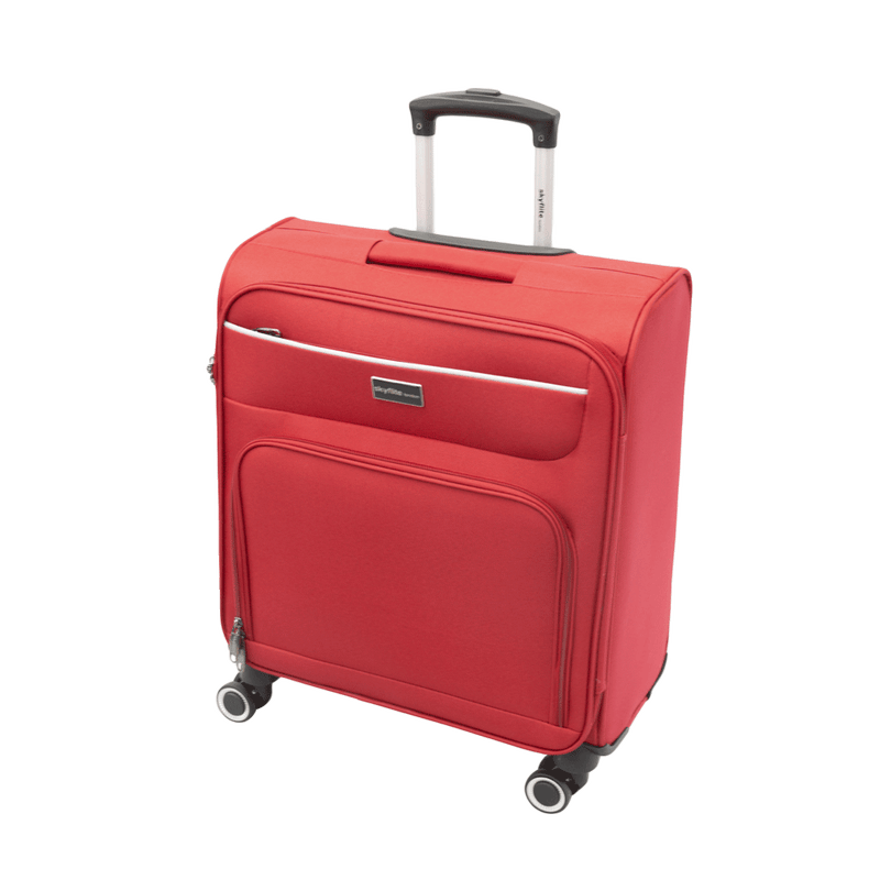 SKYFLITE Corniche 56CM Max Size Trolley Case – Red