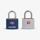 Skyflite 2-Pack TSA Key Padlock – TSA Approved Luggage Locks