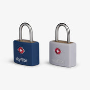 Skyflite 2-Pack TSA Key Padlock – TSA Approved Luggage Locks