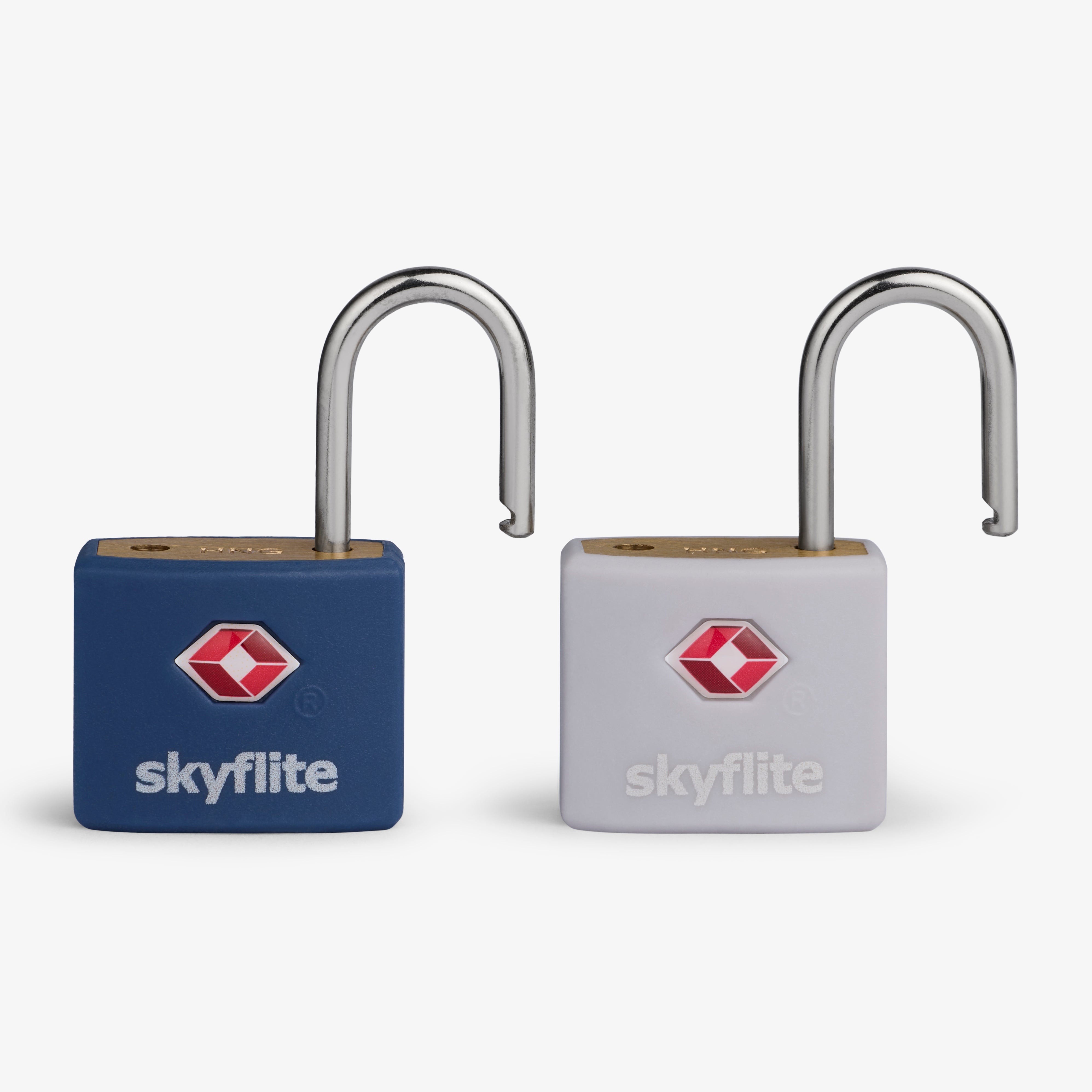 Skyflite 2-Pack TSA Key Padlock – TSA Approved Luggage Locks