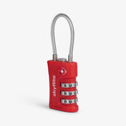 Skyflite 3-Dial TSA Cable Padlock – TSA Approved Luggage Lock