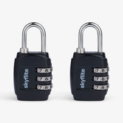Skyflite 2-Pack 3-Dial Combination Padlock
