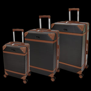 SKYFLITE Retro 3-Piece Trolley Case Set