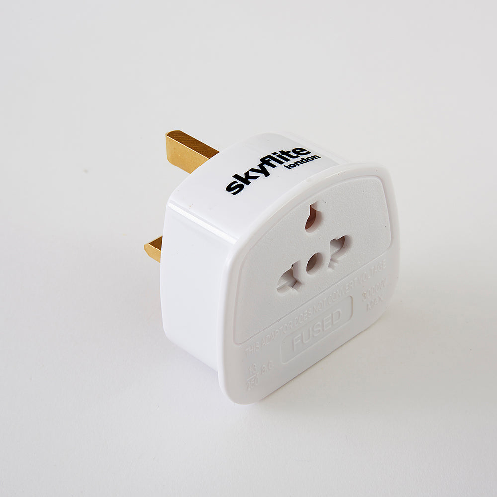 Skyflite Europe to UK Travel Adapter – Fused