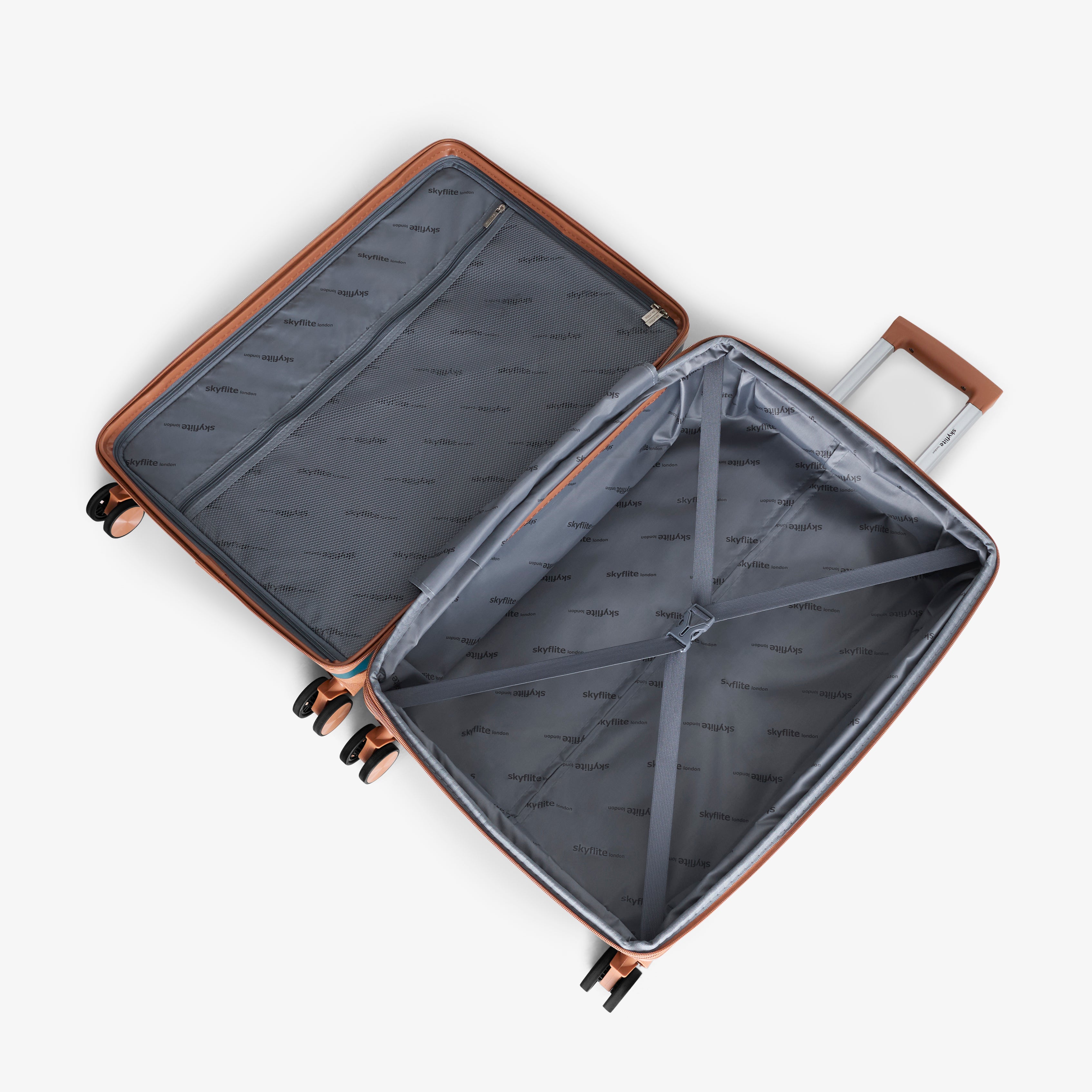 SKYFLITE Retro 3-Piece Trolley Case Set