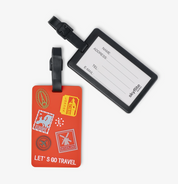Skyflite Let's Go Travel Luggage Tags – 2 Pack
