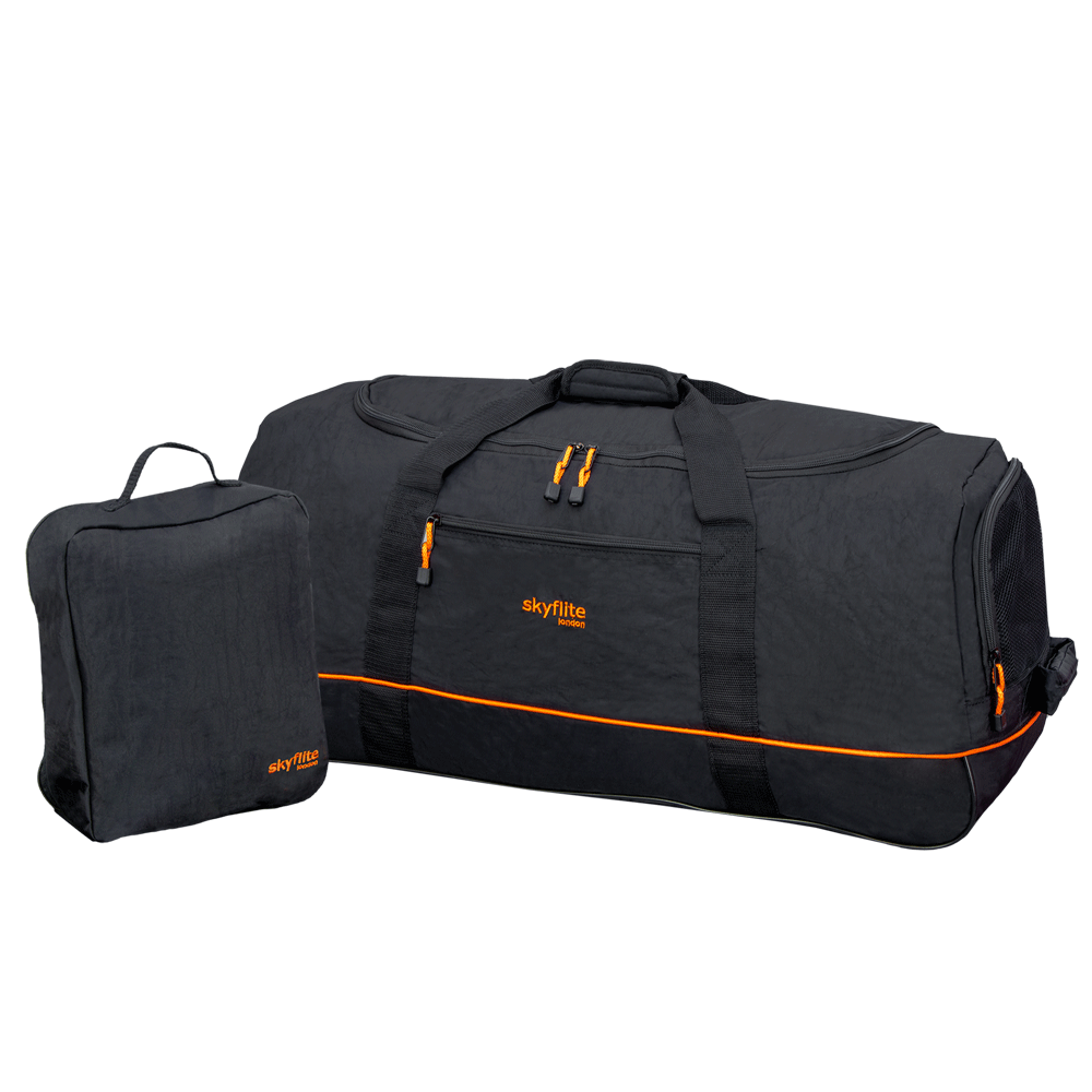 Folded Wheeled Duffle